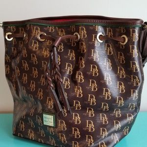 NWOT Dooney & Burke Leather Bucket Bag